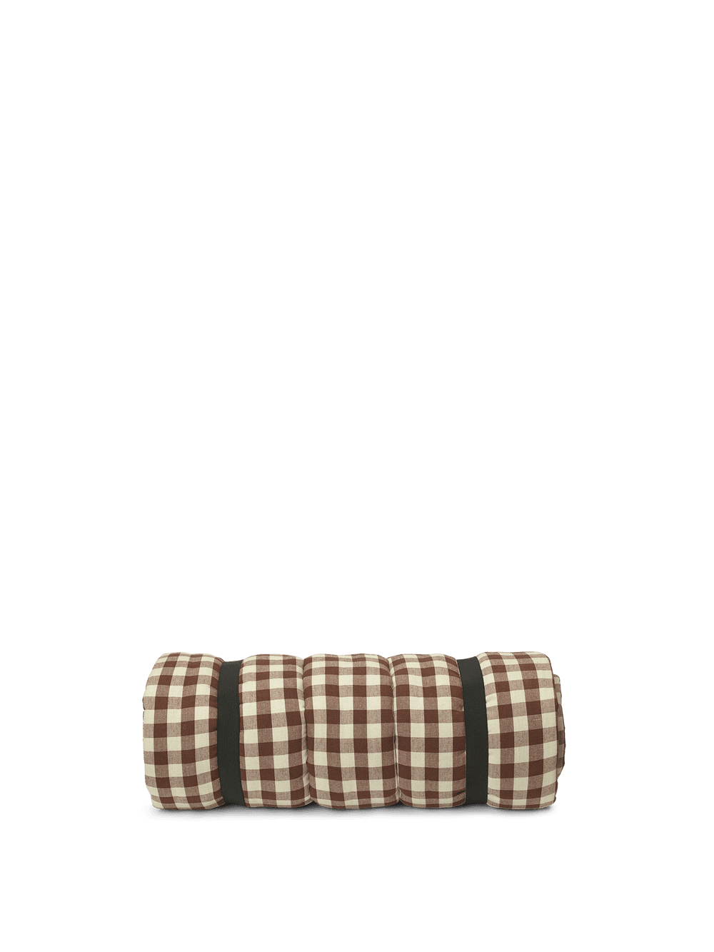 Ferm Living Bothy Check Quilted Mattress - Cinnamon/Grey Green — фото 4