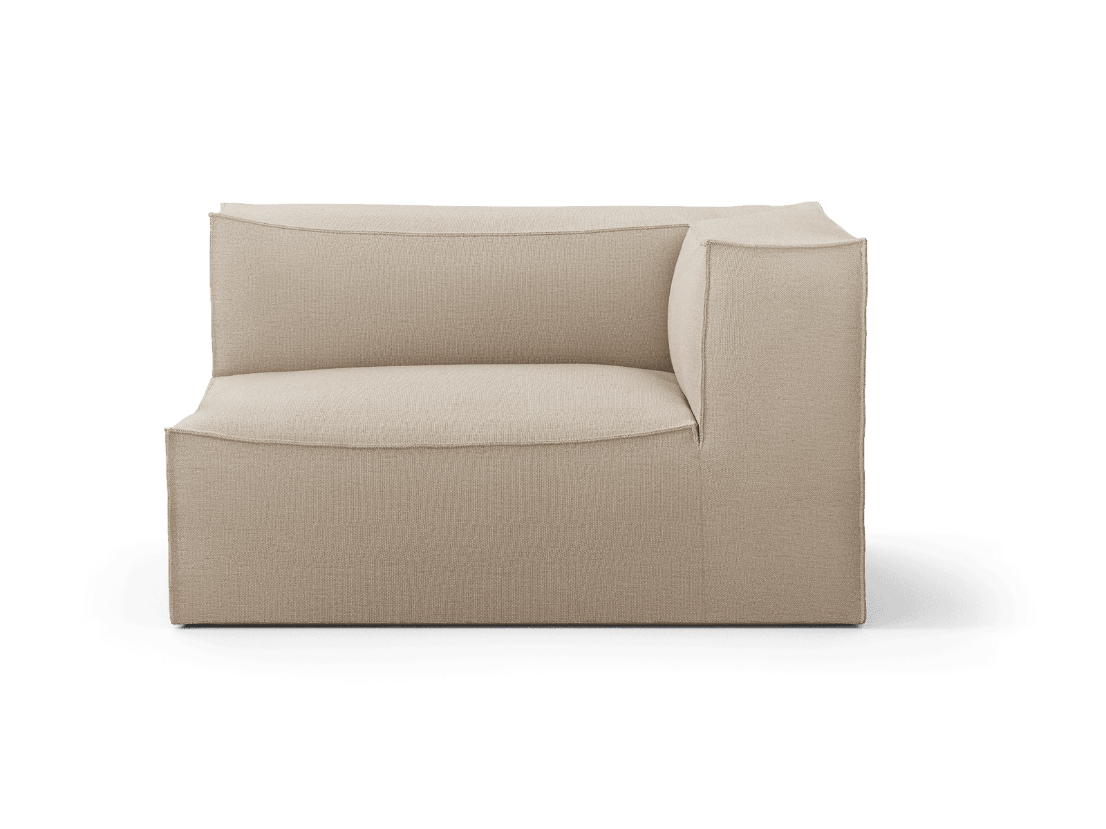 Ferm Living Catena Sofa Armrest Right L401 - Rich Linen - Natural