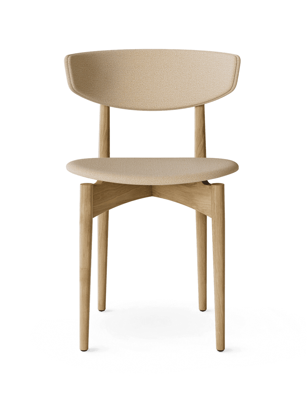 Ferm Living Herman Dining Chair - Upholstered - Hallingdal - Oak/Beige — фото 2