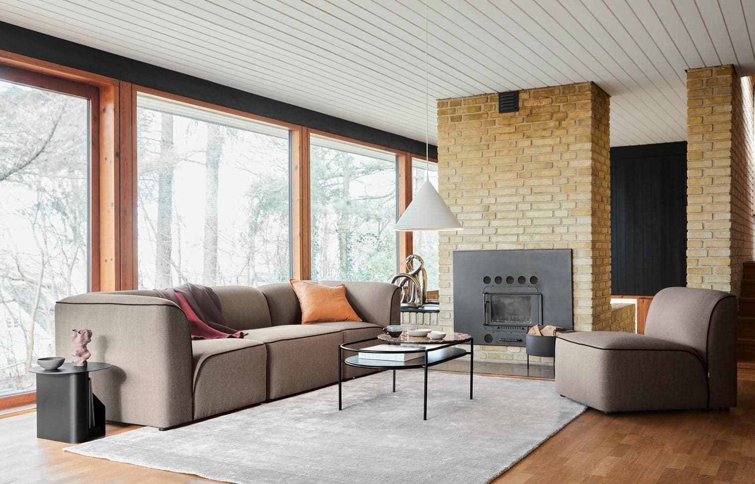 WOUD Flora 3-seater - Light sand — фото 4