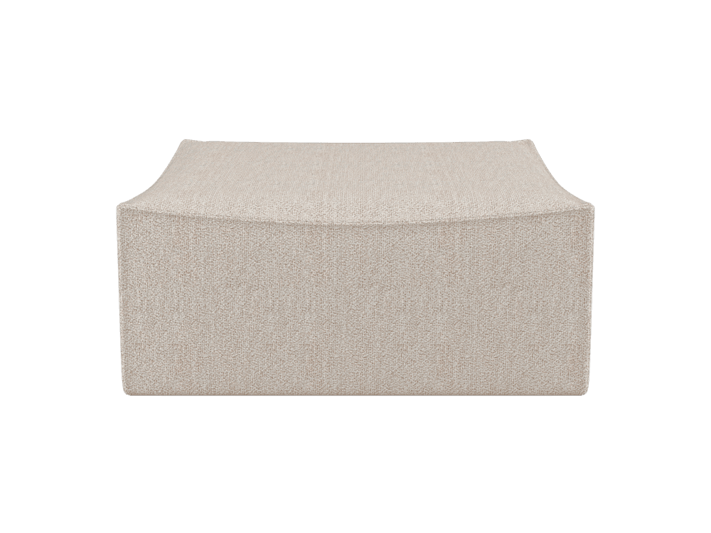 Ferm Living Catena Pouf Square S500 - Soft Bouclé - Natural — фото 2