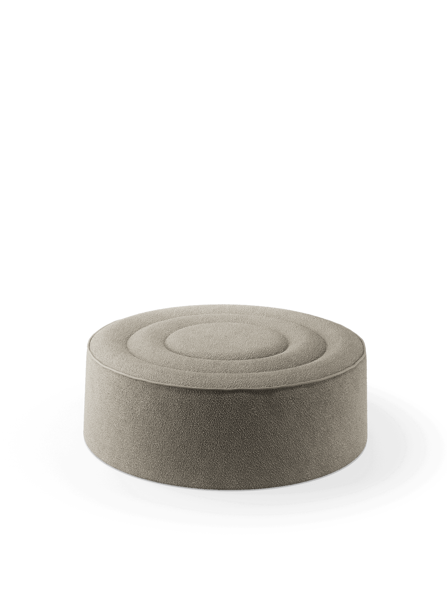 WOUD Praline pouf (Ø122 cm) - Natural bouclé — фото 2