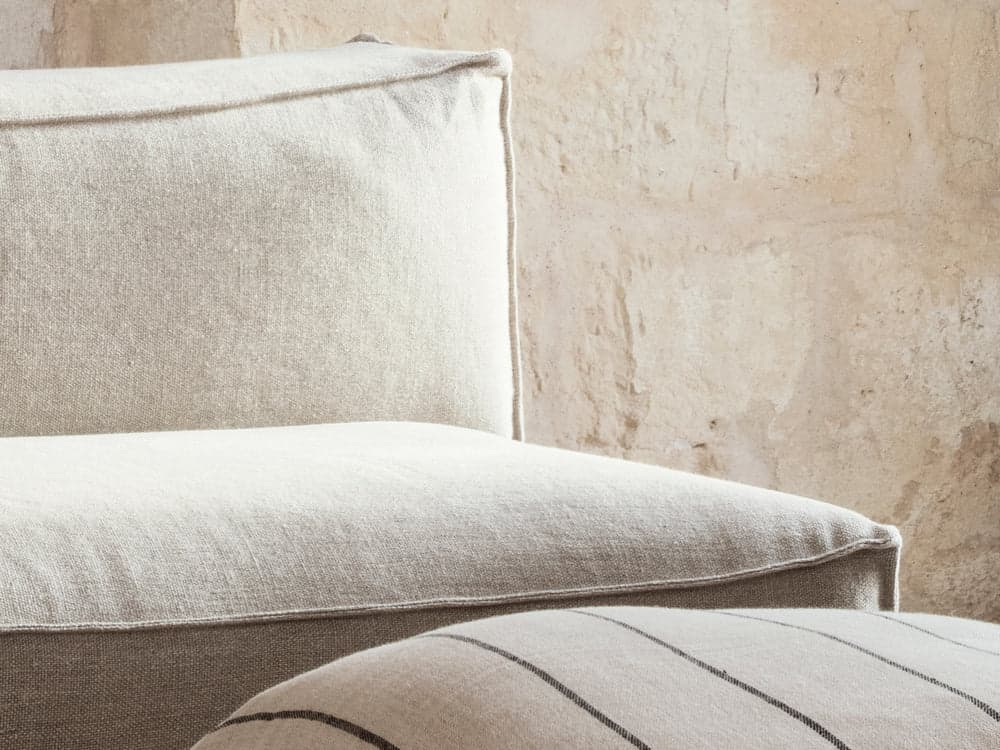 Ferm Living Catena Sofa Armrest Left L400 - Rich Linen - Natural — фото 4