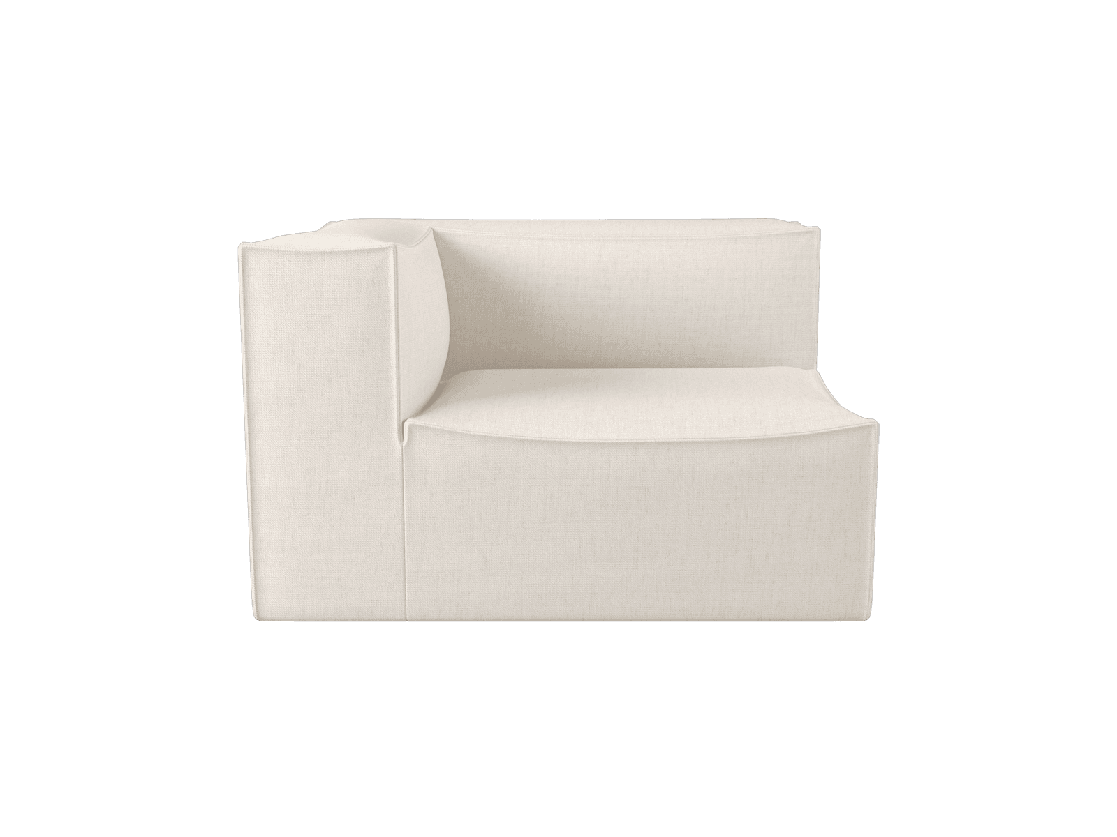 Ferm Living Catena Sofa Armrest Left S400 - Bouclé - Off-White