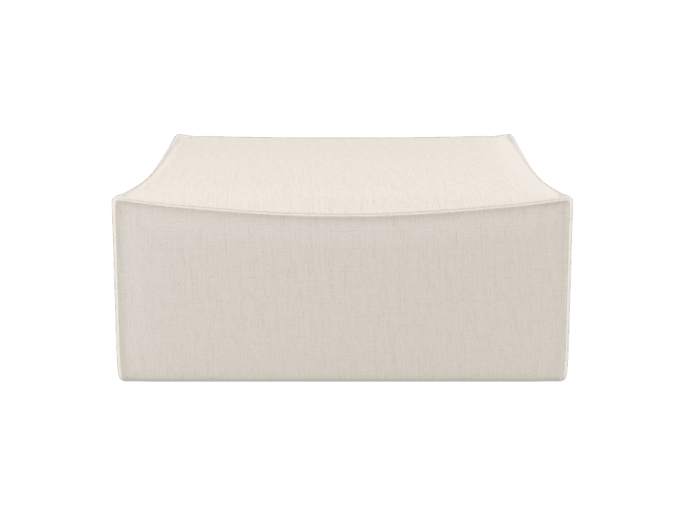 Ferm Living Catena Pouf Square S500 - Bouclé - Off-White — фото 2