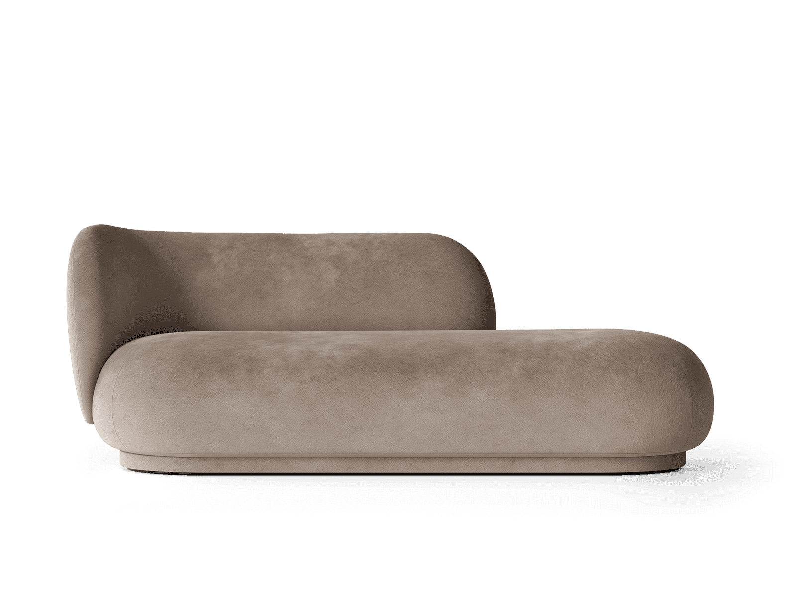Ferm Living Rico Divan Left - Faded Velvet - Beige
