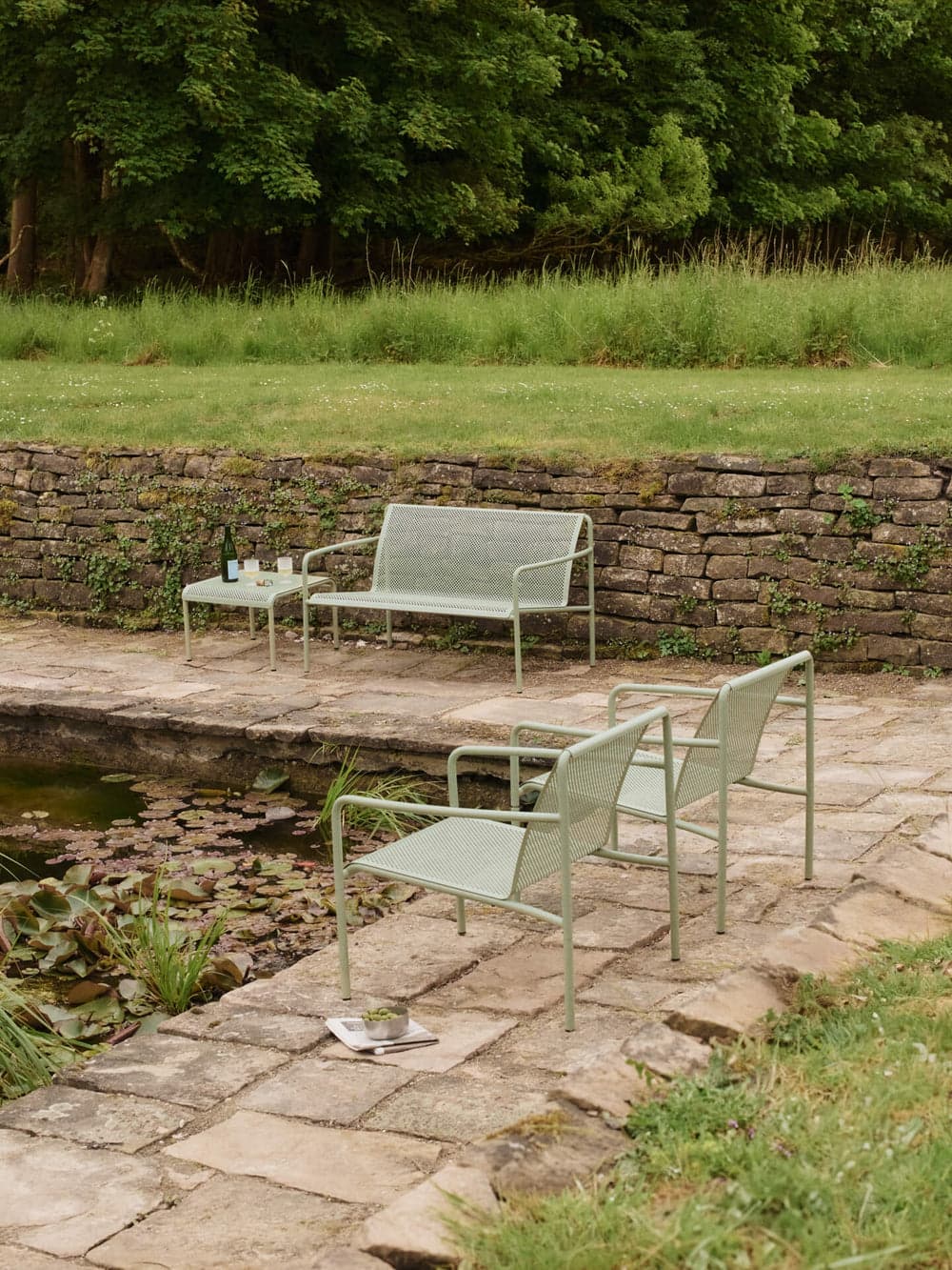 Ferm Living Dapple Low Table - 57 x 57 - Tea Green — фото 3