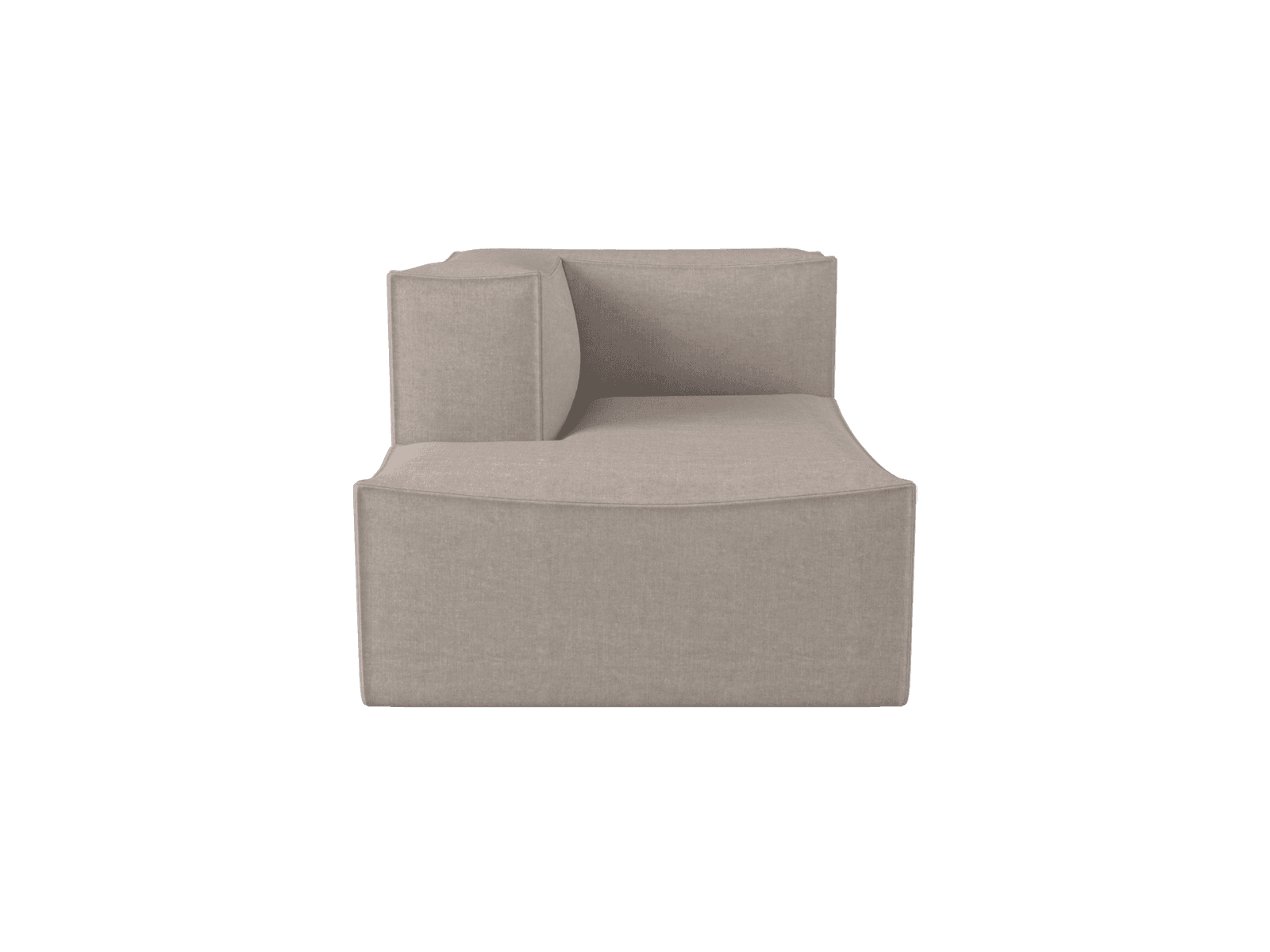Ferm Living Catena Sofa Chaise Longue Left S600 - Cotton Linen - Natural