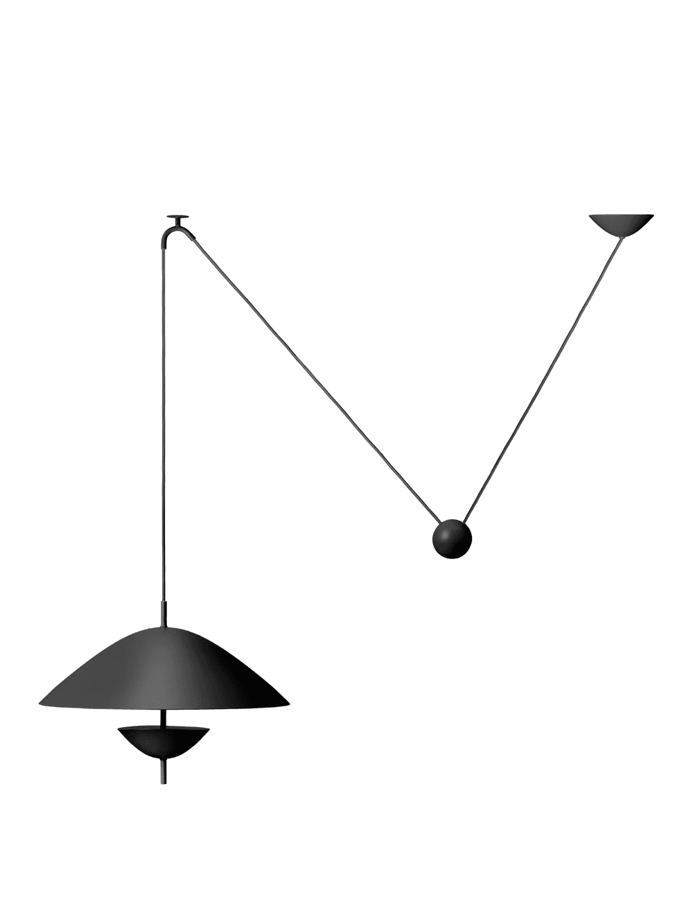 Ferm Living Lod Pendant - Blackened Iron — фото 2