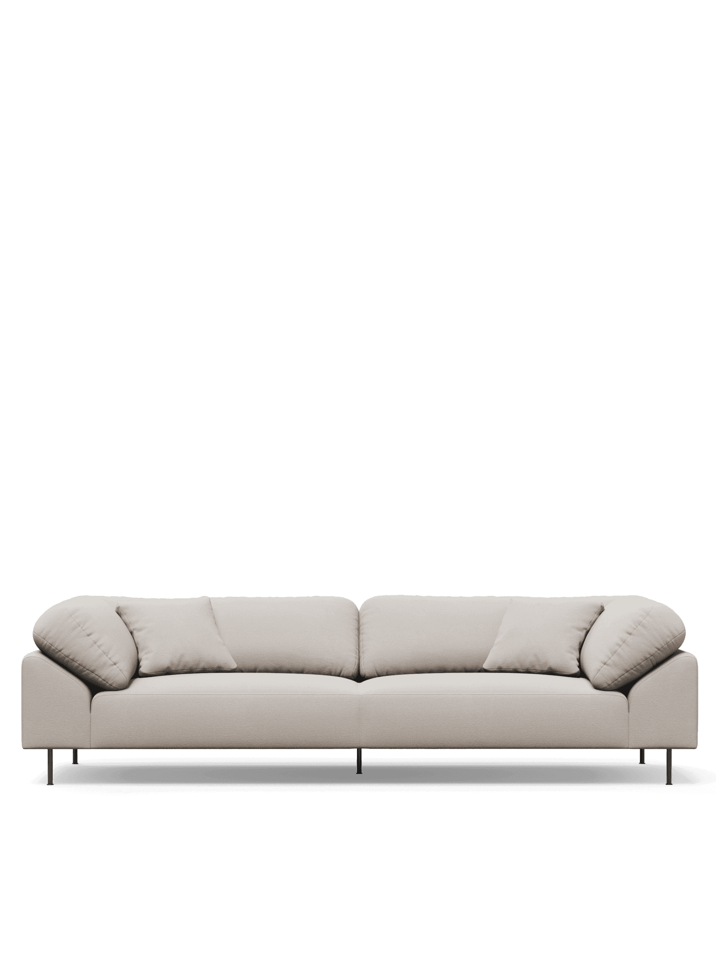 WOUD Collar 3-seater - Natural bouclé