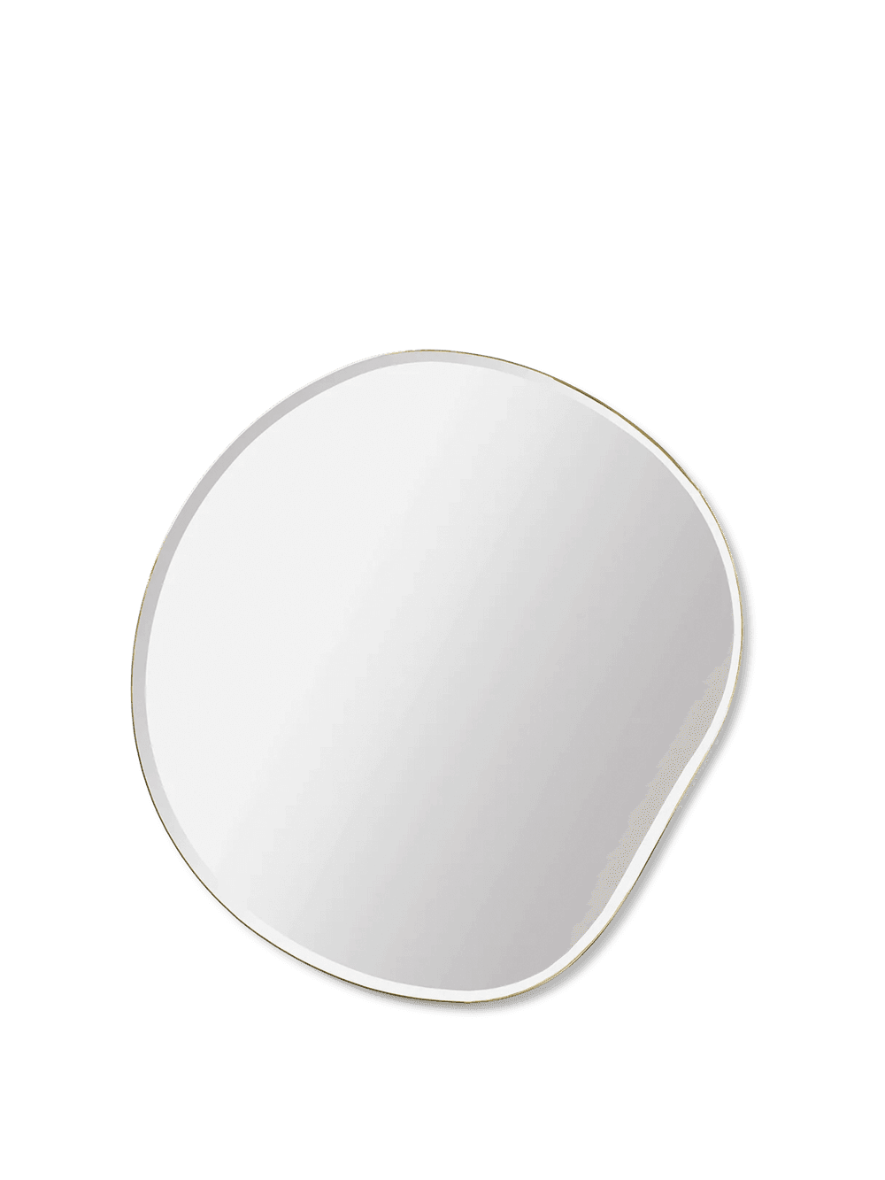 Ferm Living Pond Mirror - Small - Brass — фото 2