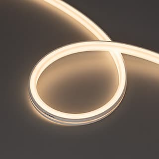 Светодиодная лента герметичная MOONLIGHT-TOP-U-A156-13x12mm 24V Warm3000 (11 W/m, IP67, 0,5m, wire1) (Arlight, Образец) 055569