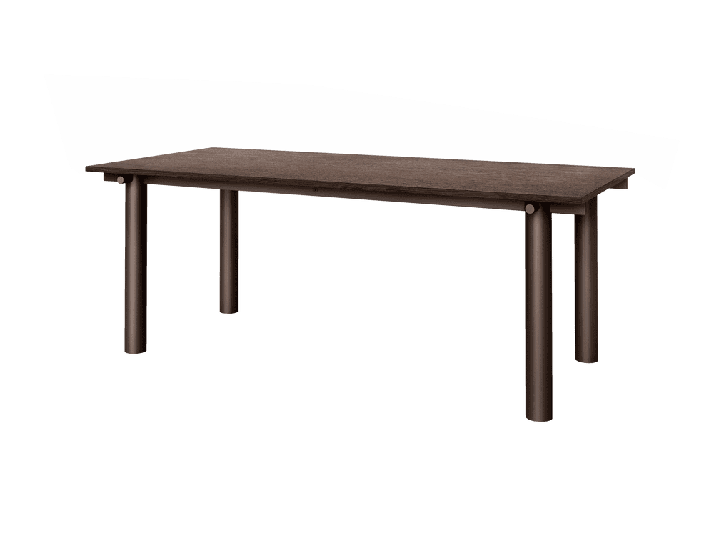 Ferm Living Atura Dining Table - Dark Chocolate/Dark Stained Oak — фото 7