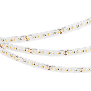 Светодиодная лента RT-A140-10mm 24V Warm3500 SUN (20 W/m, IP20, 2835, 5m) (Arlight, -) 037881