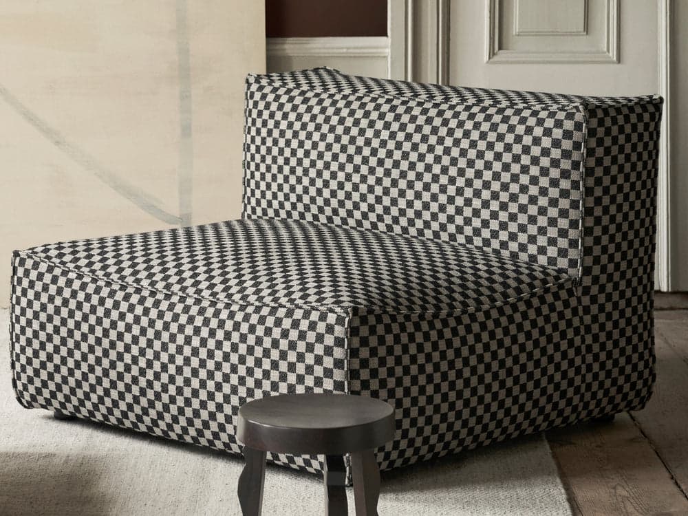Ferm Living Catena Sofa Center L100 - Check - Sand/Black — фото 3