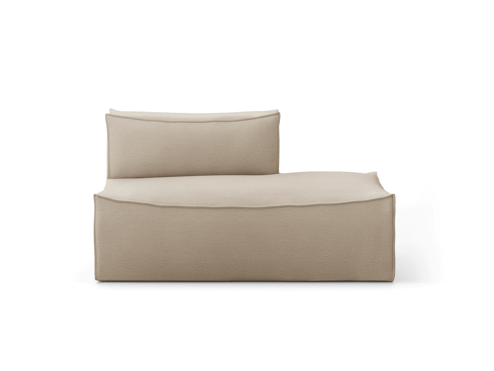 Ferm Living Catena Sofa Open End Right S301 - Rich Linen - Natural