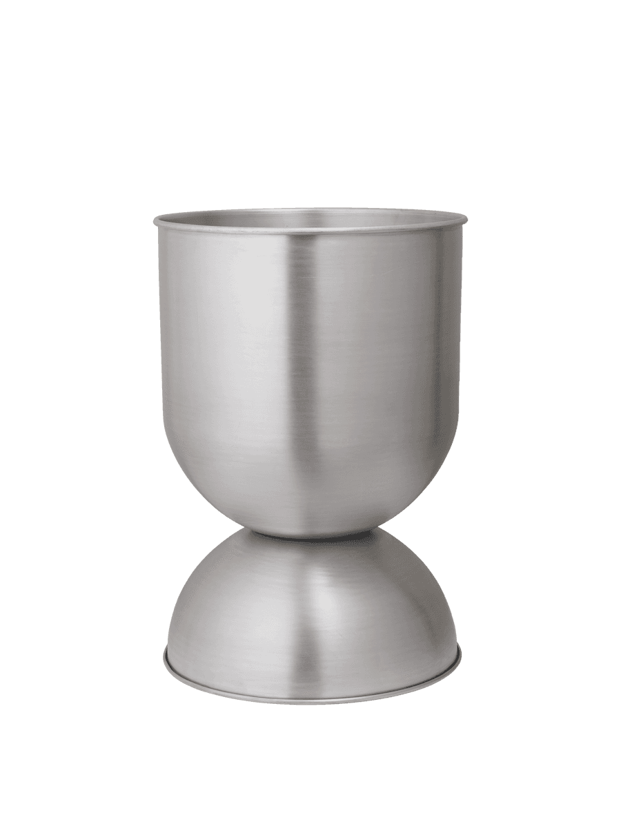 Ferm Living Hourglass Pot - Medium - Aluminium