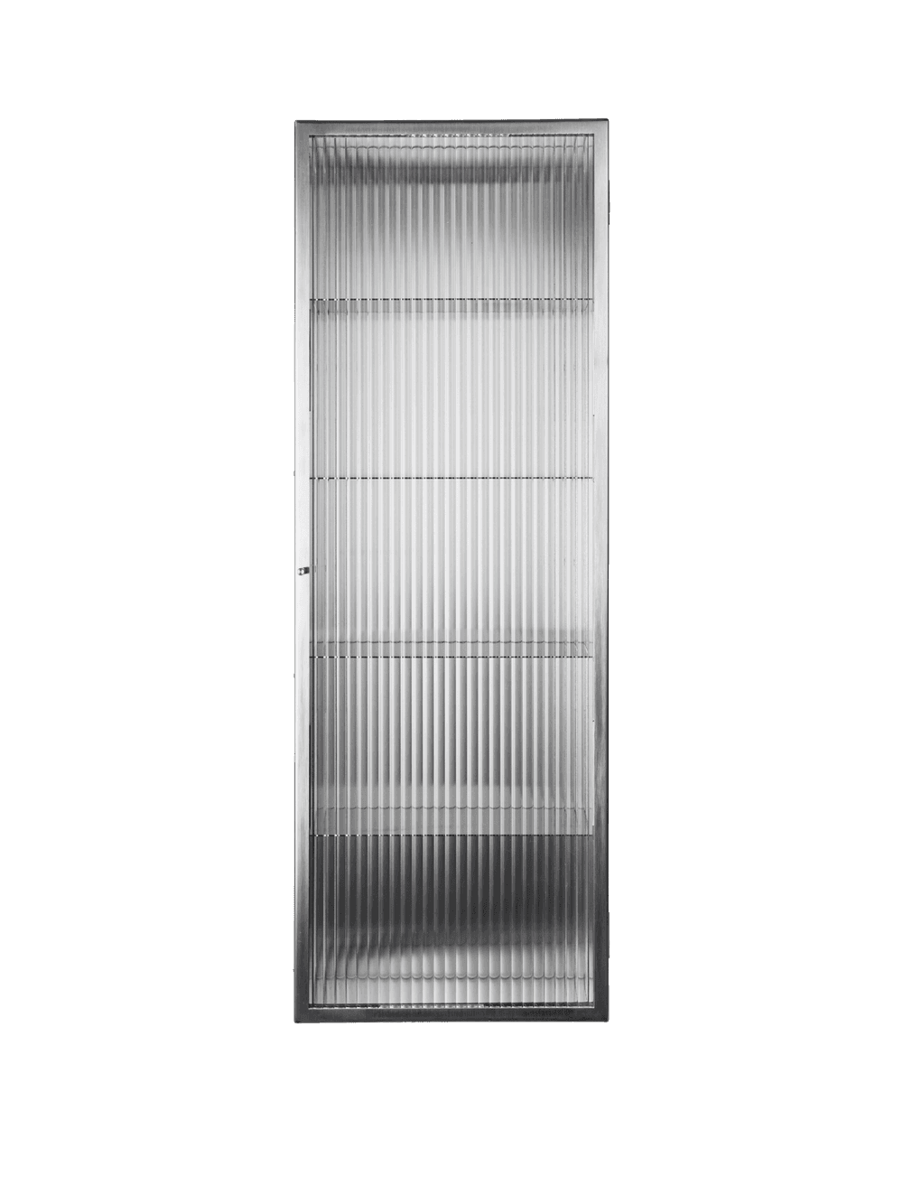 Ferm Living Haze Wall Cabinet - Tall - Brushed Stainless Steel — фото 2