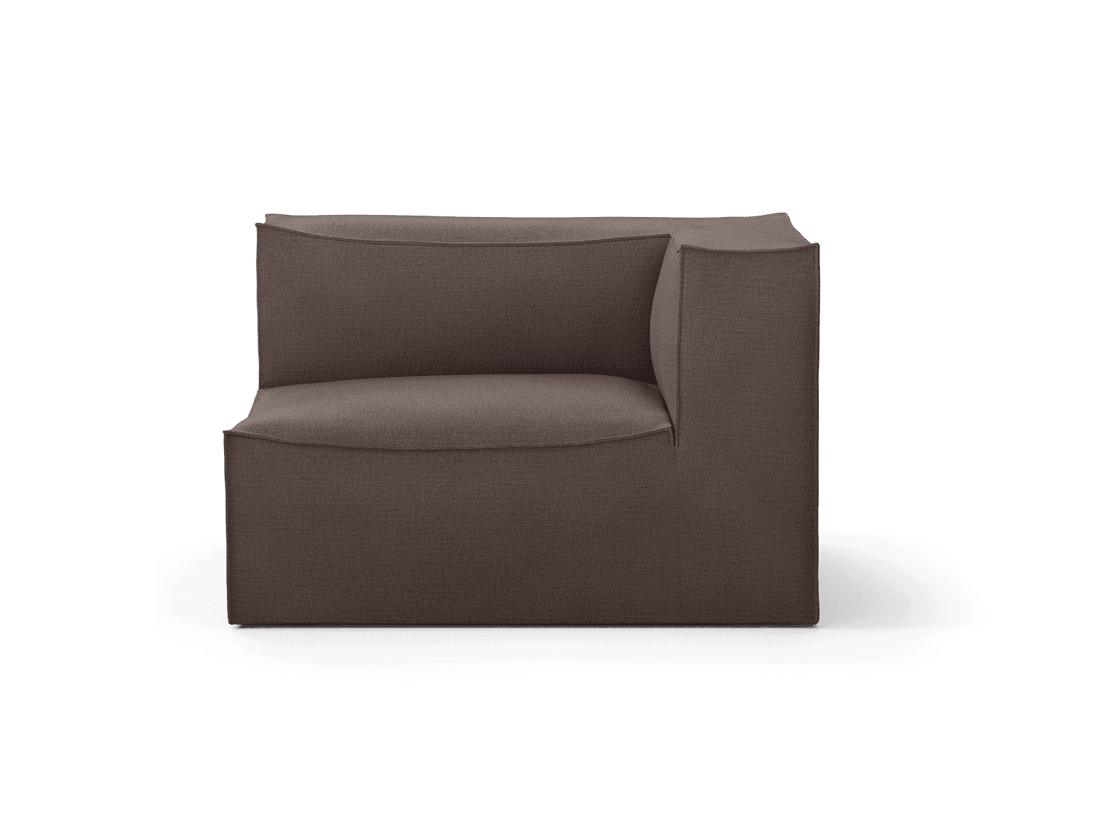 Ferm Living Catena Sofa Armrest Right S401 - Hot Madison - Brown