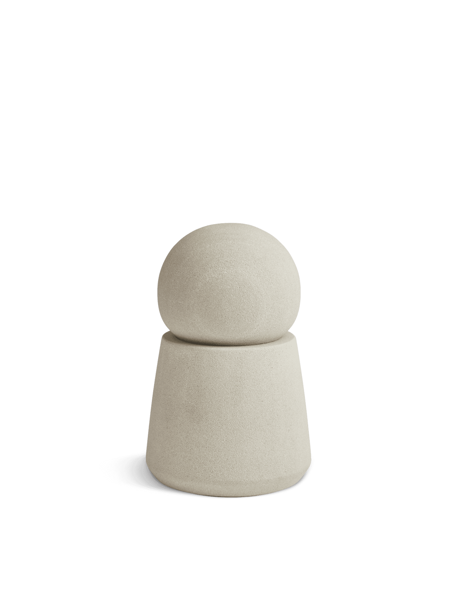 WOUD Serene jar tall - Grey sandstone