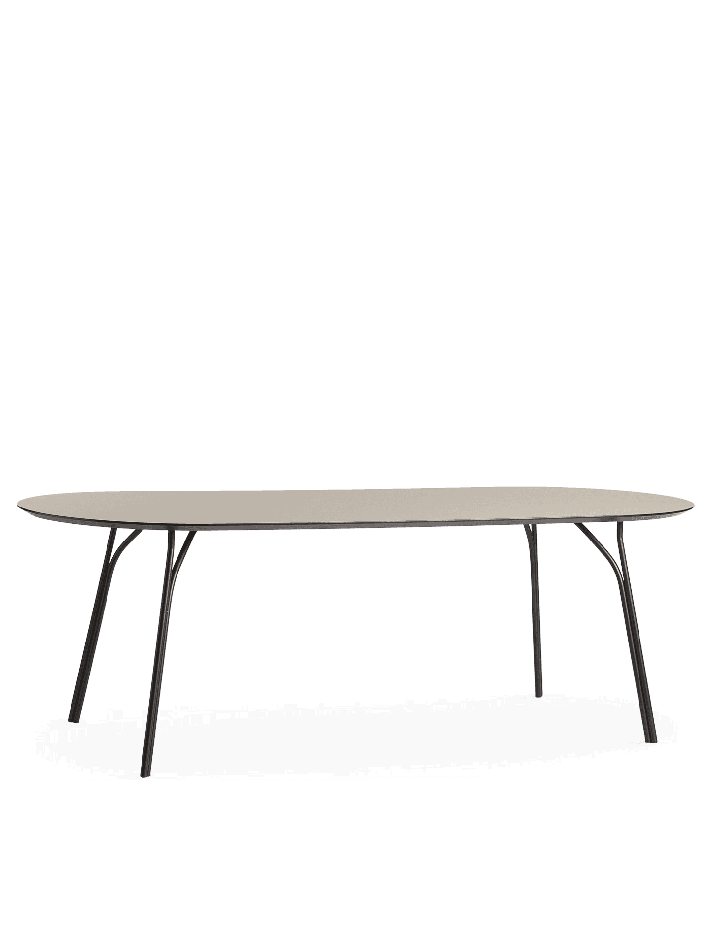 WOUD Tree dining table (220 cm) - Beige/black — фото 2