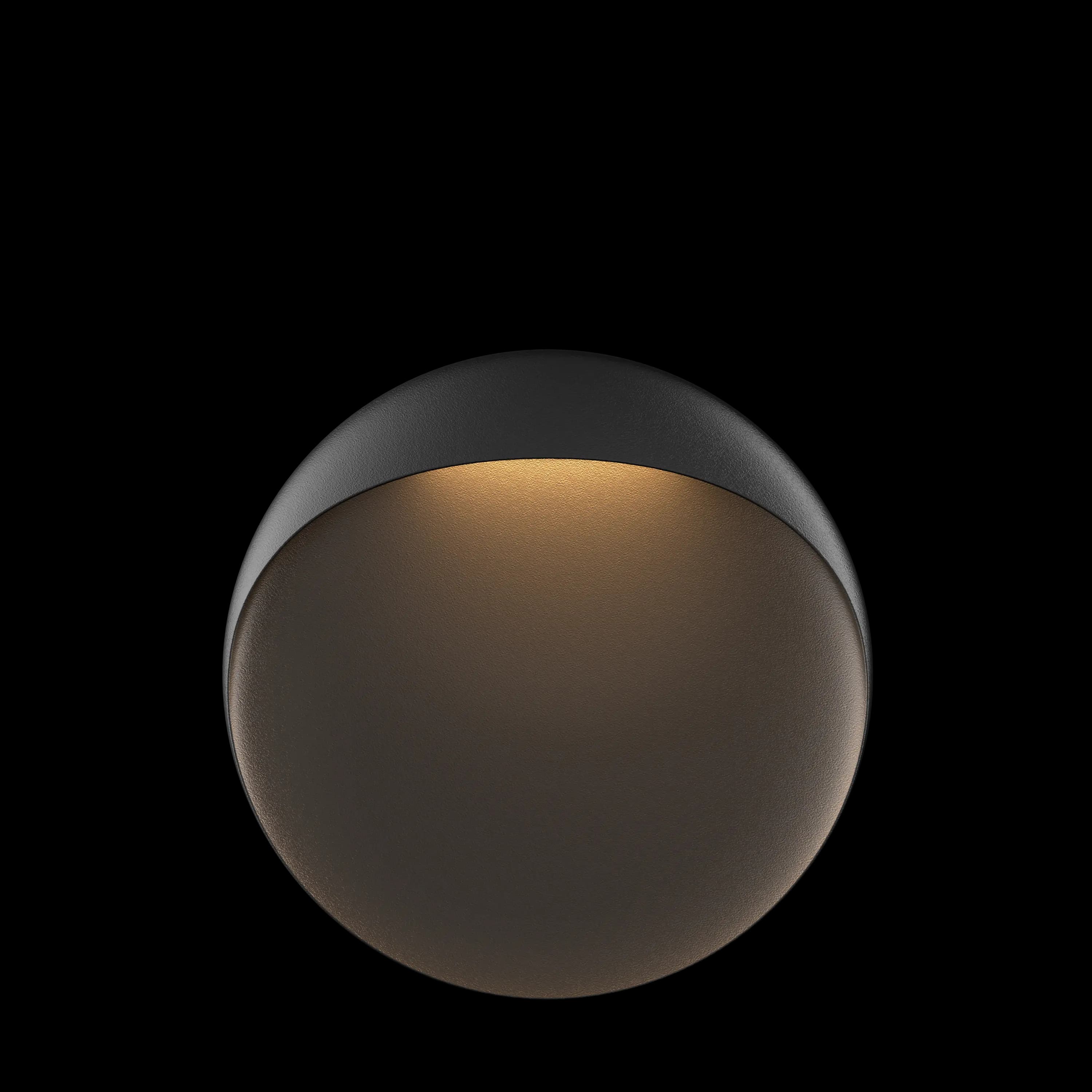 Louis Poulsen Flindt Wall Lamp Black texture Ø 300