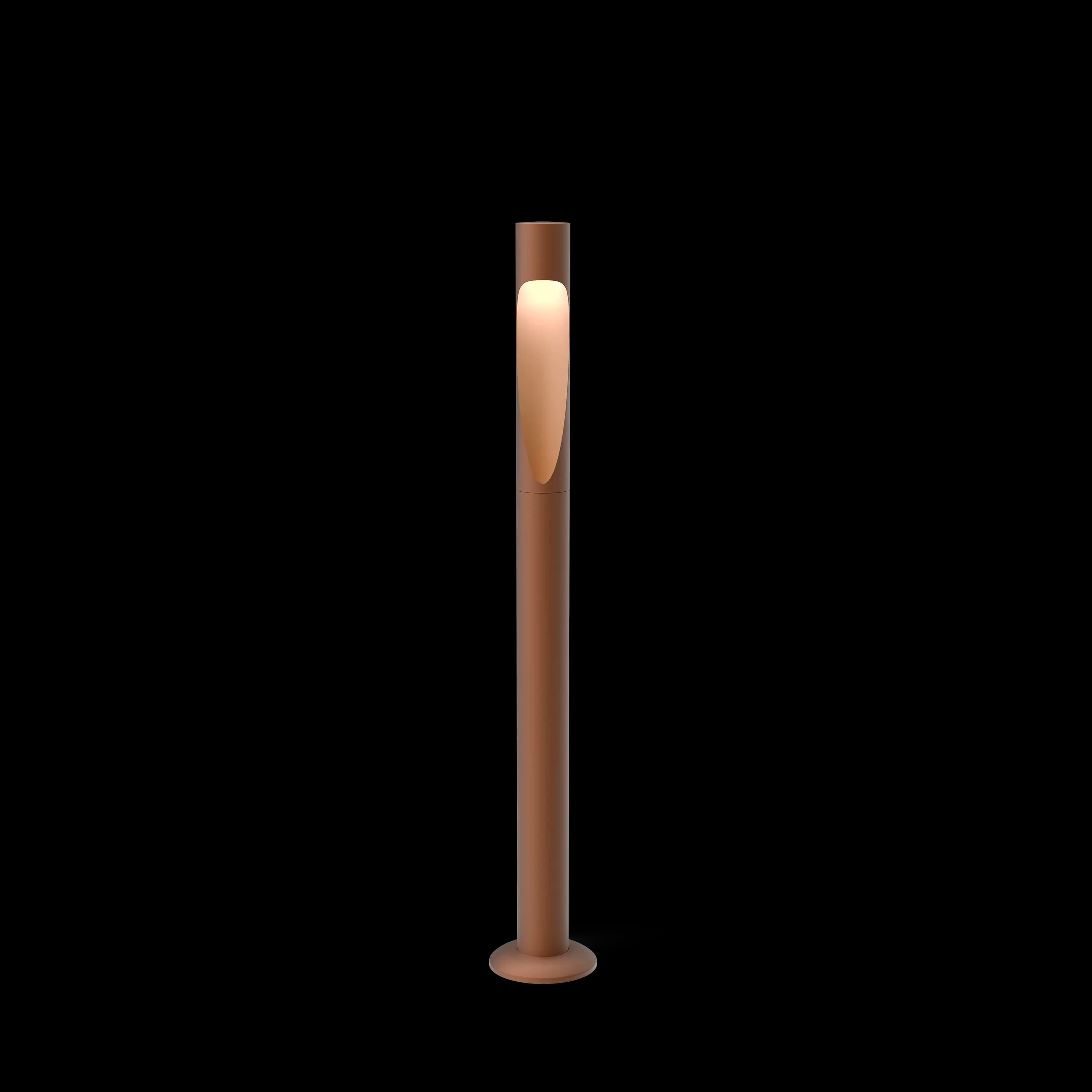 Louis Poulsen Flindt Garden Bollard Corten colour LONG