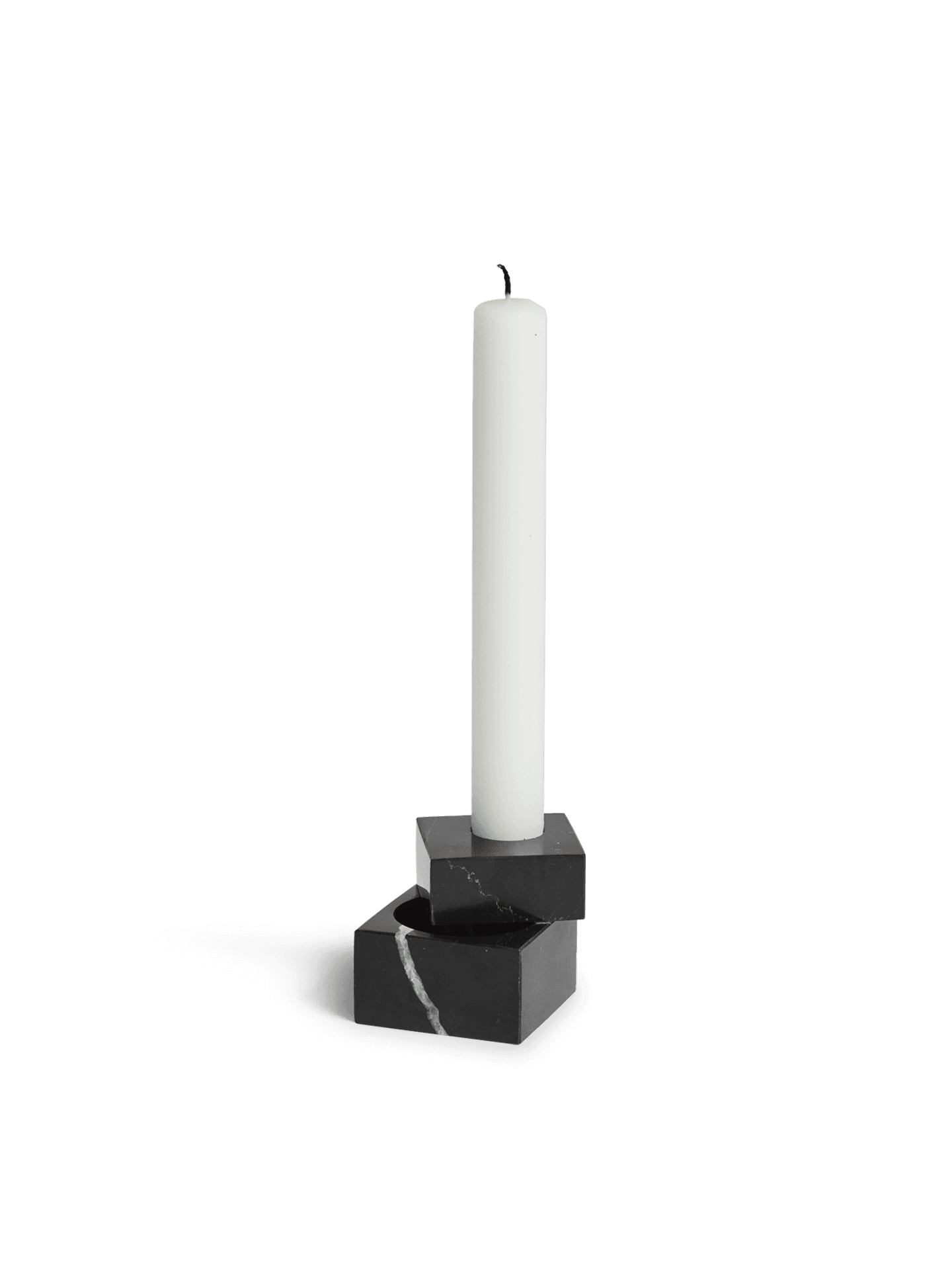 WOUD Jeu de dés 1 candle holder - Black