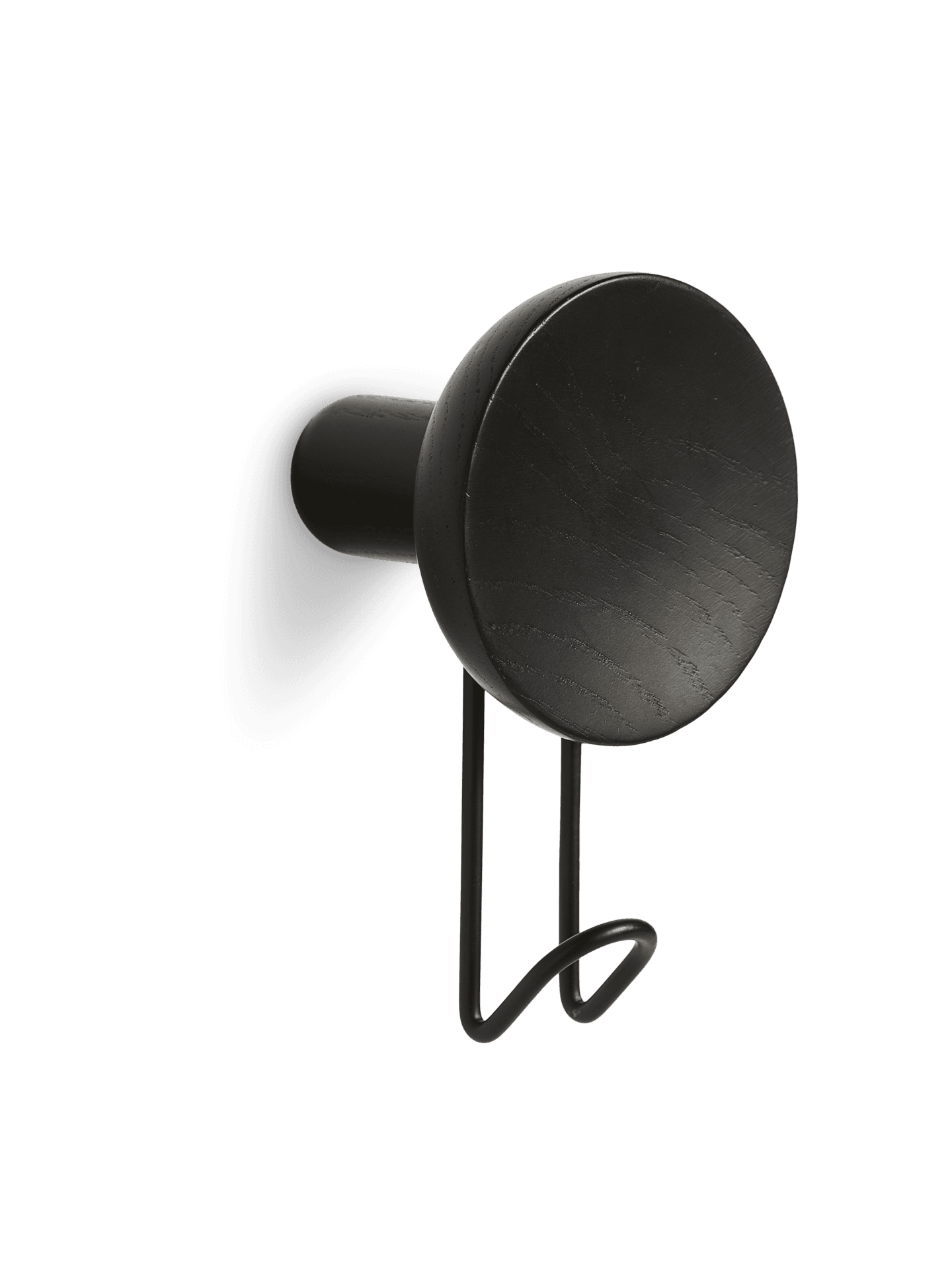 WOUD Around wall hanger (Large) - Black/Black
