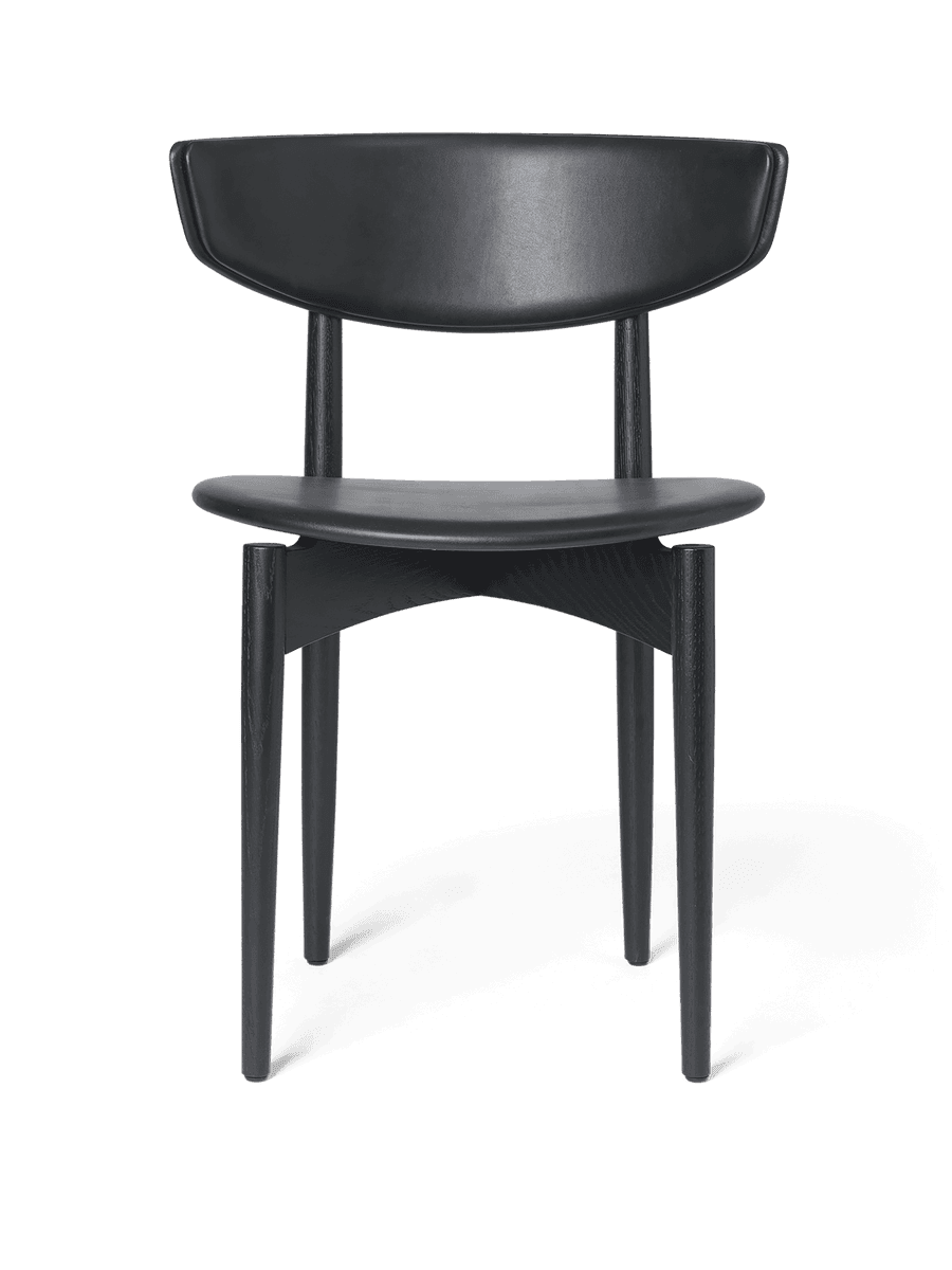 Ferm Living Herman Dining Chair - Upholstered - Vegea - Black Ash/Black