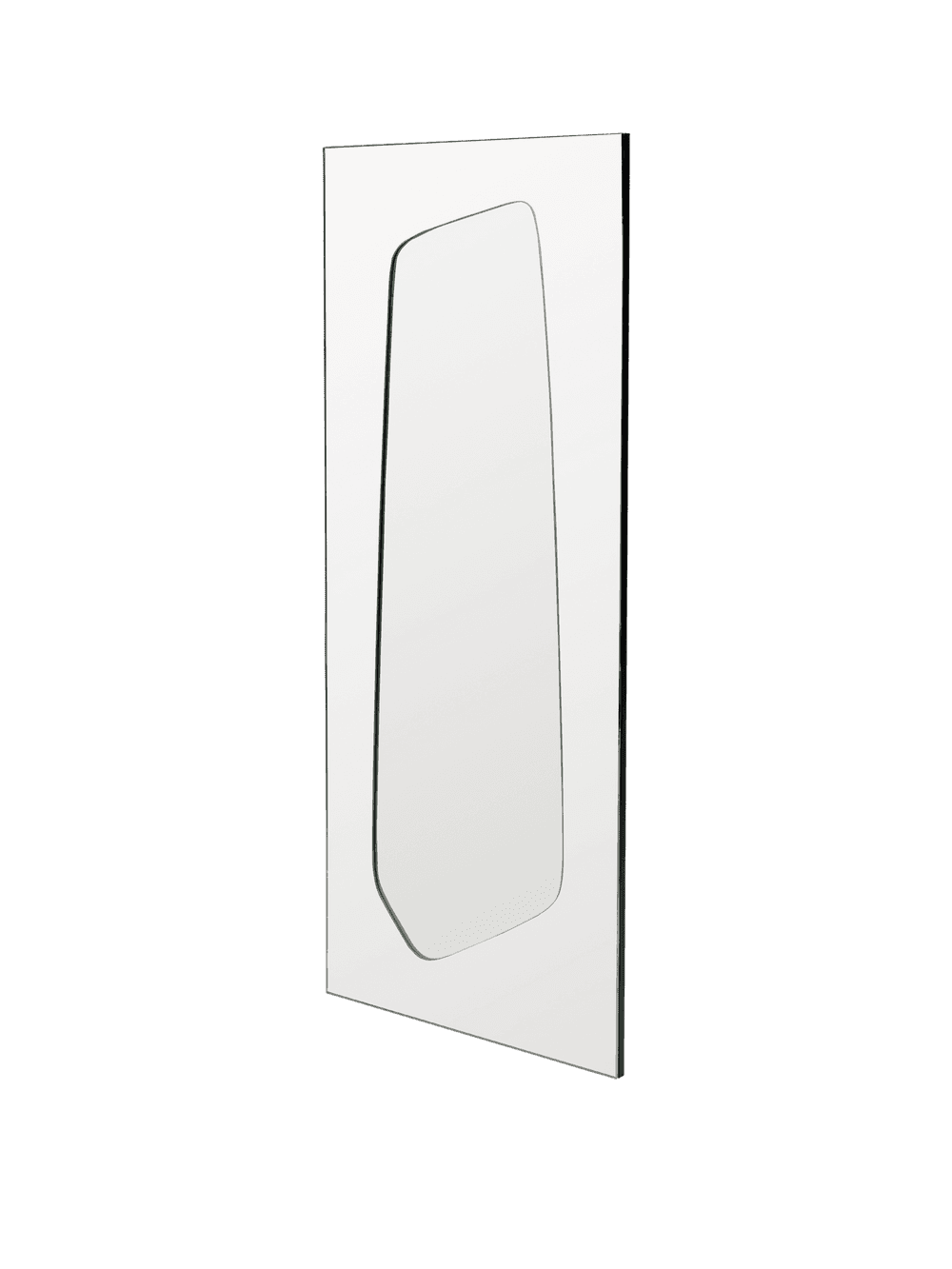 Ferm Living Folia Mirror - Large - Silver — фото 4