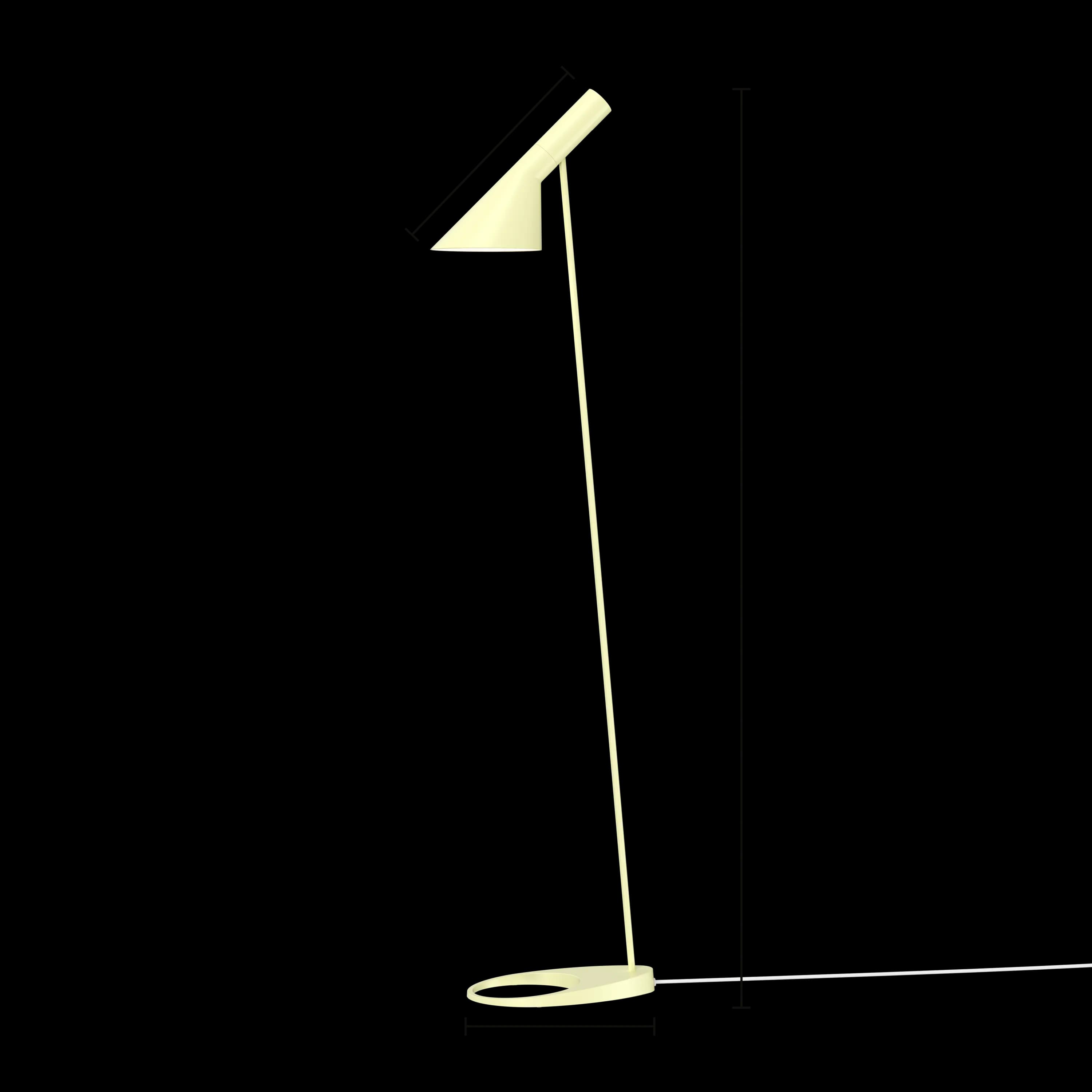 Louis Poulsen AJ Floor Lamp Soft lemon — фото 3