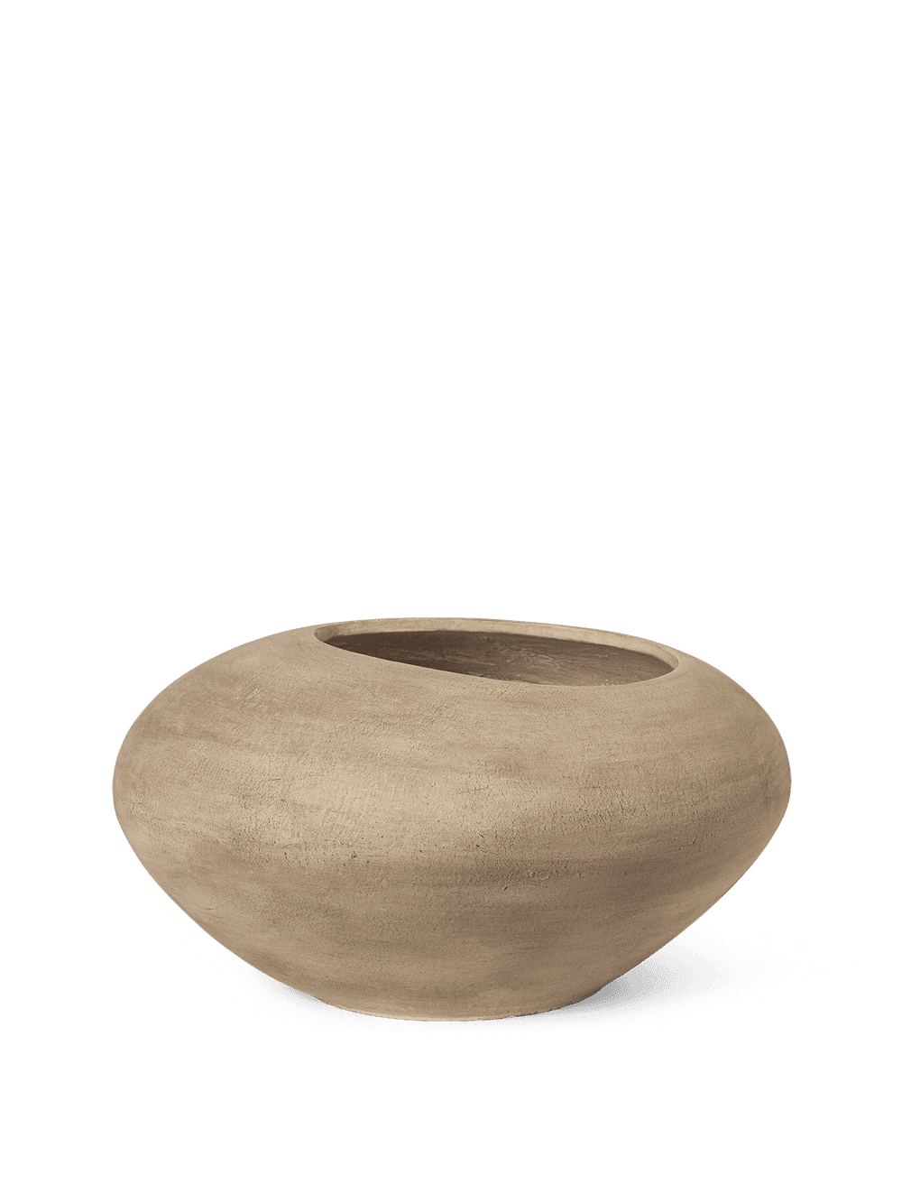 Ferm Living Dodu Pot - Low - Brown — фото 2