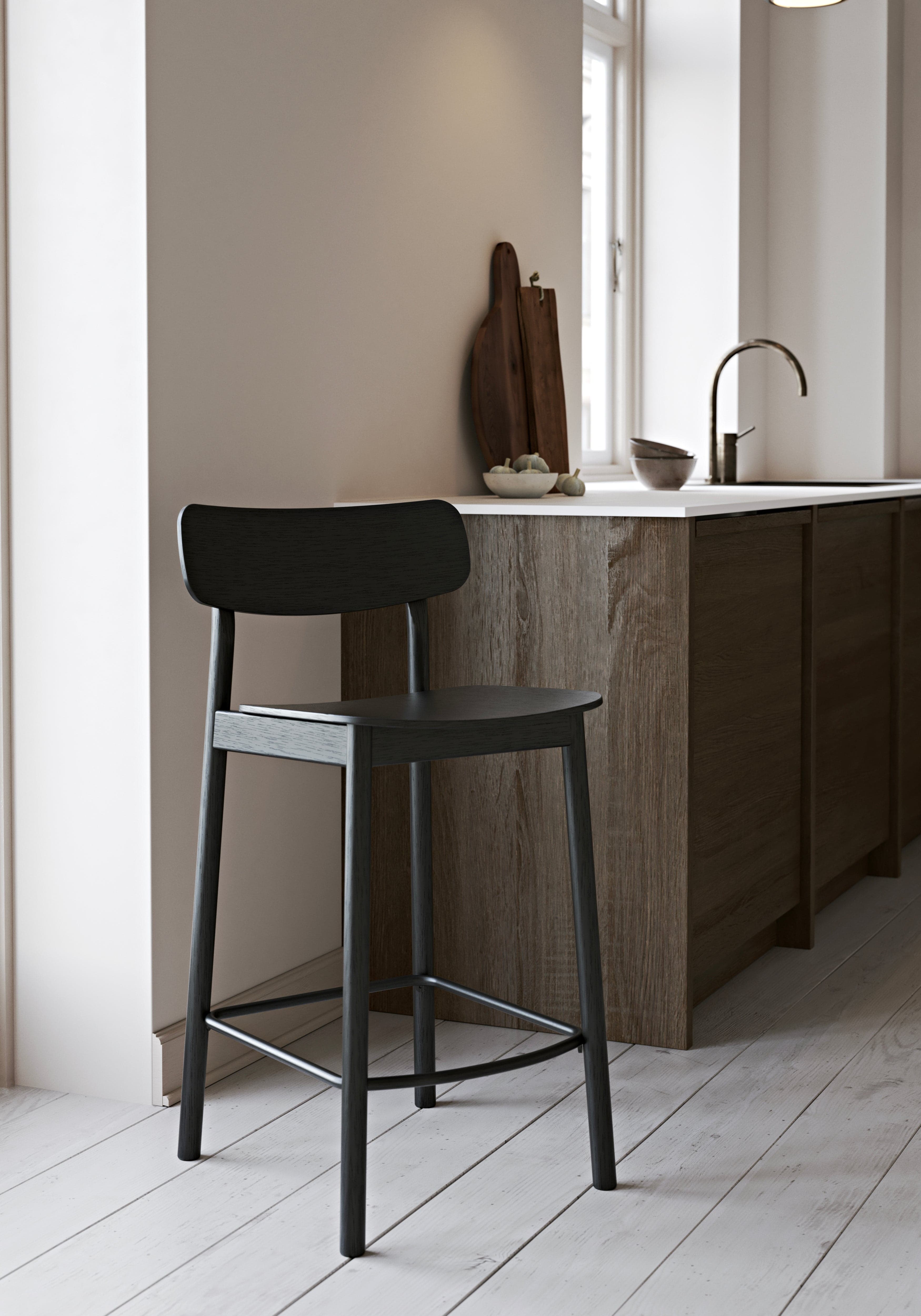 WOUD Soma counter chair - Black — фото 3