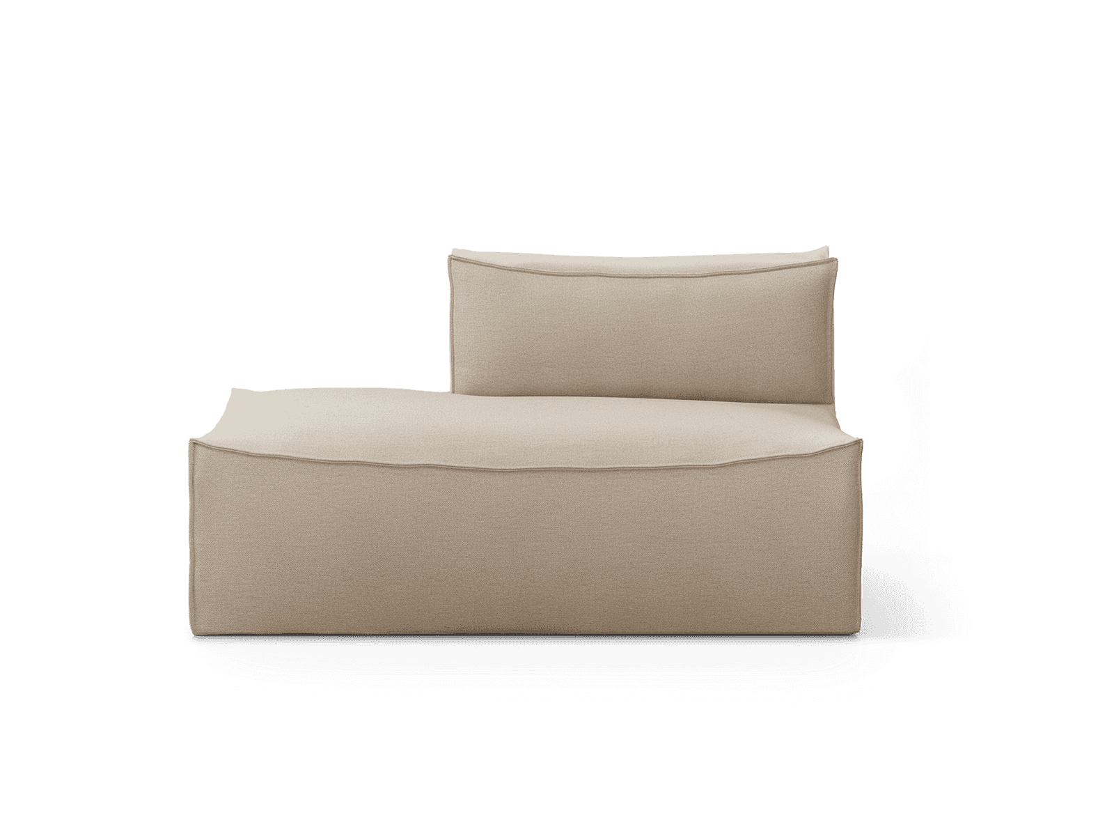 Ferm Living Catena Sofa Open End Left S300 - Rich Linen - Natural
