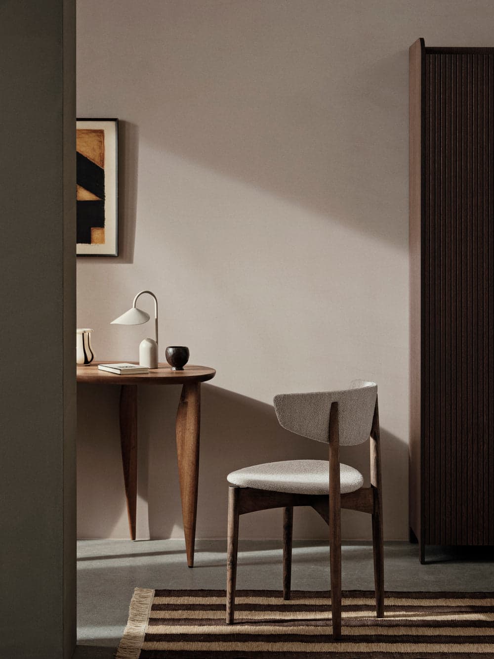 Ferm Living Ives Rug - Tan/Chocolate — фото 4