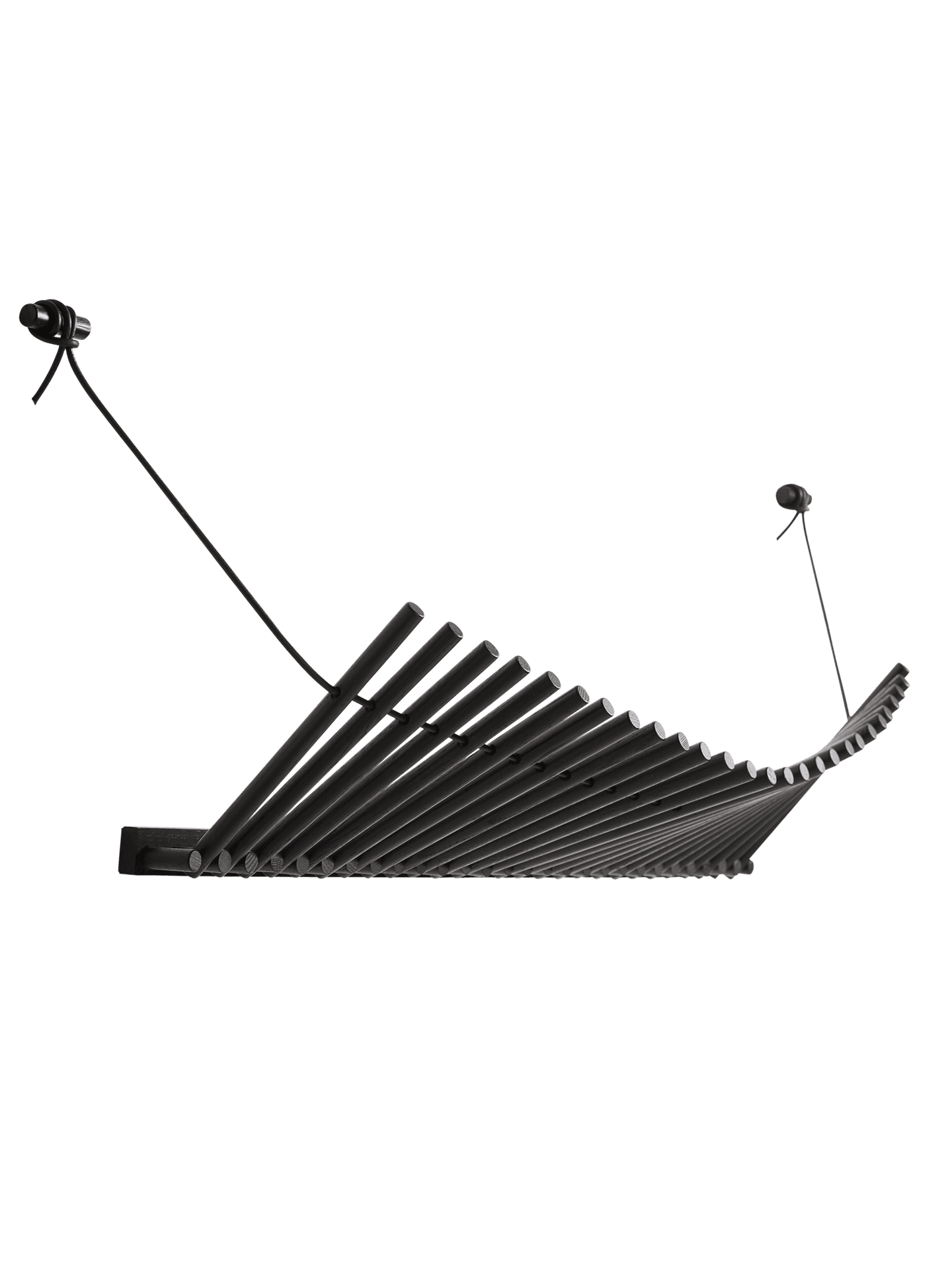 WOUD Knaegt coat rack - Black/black