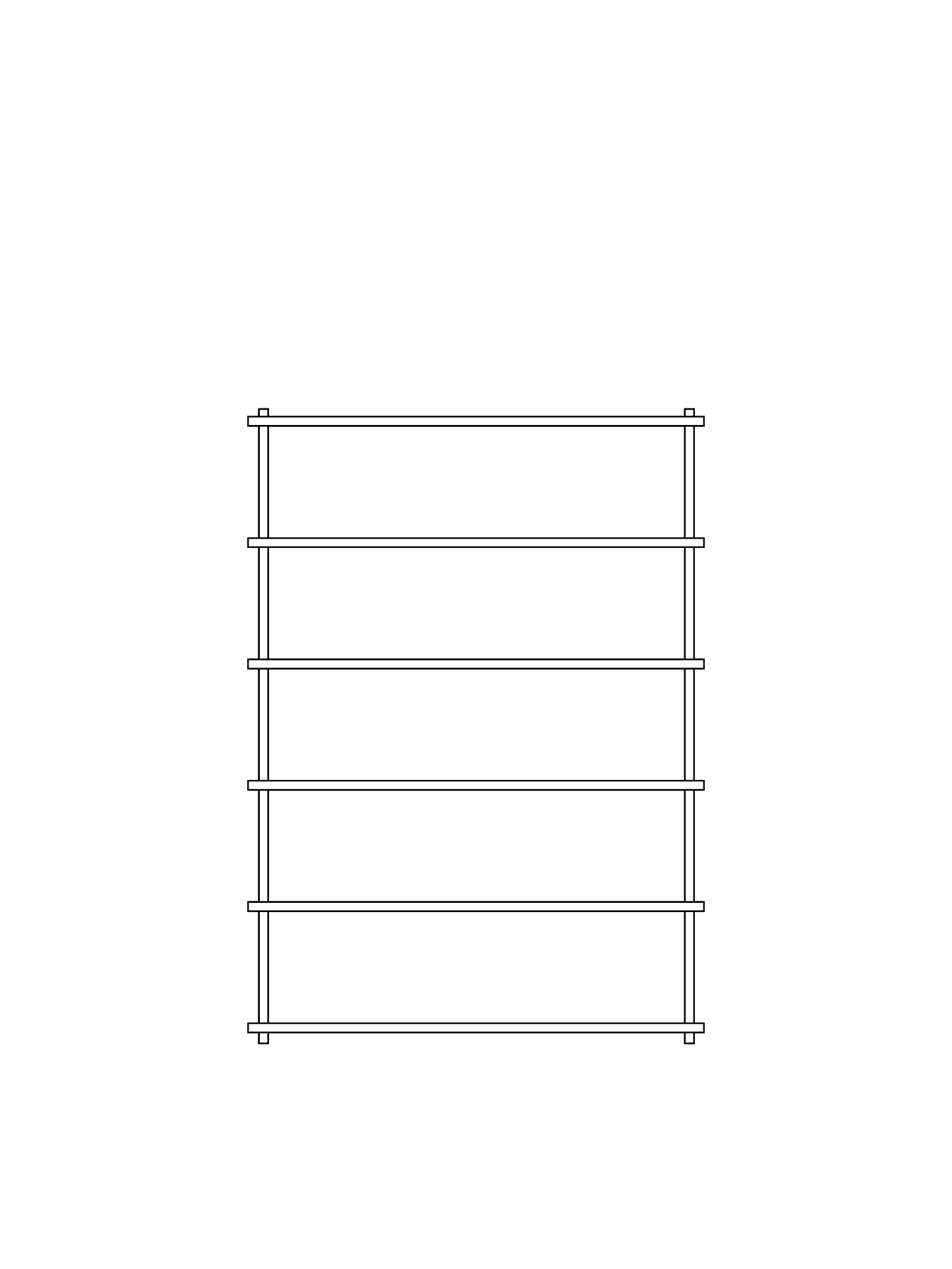 WOUD Elevate shelving - system 6