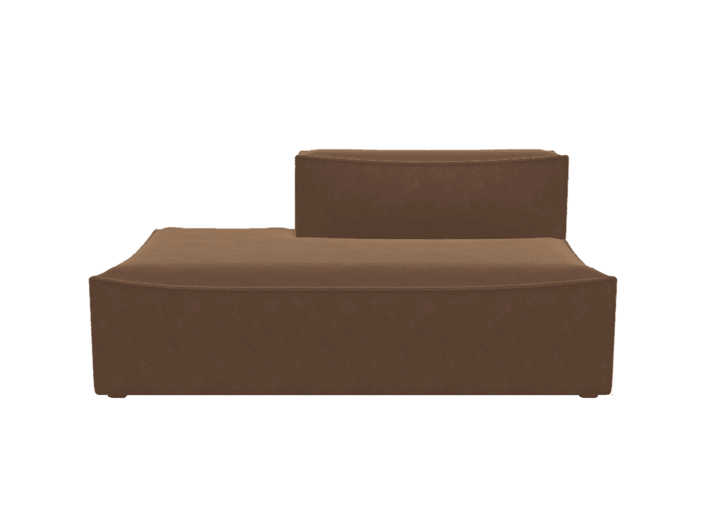 Ferm Living Catena Sofa Open End Left L300 - Rich Velvet - Soft Brown — фото 2
