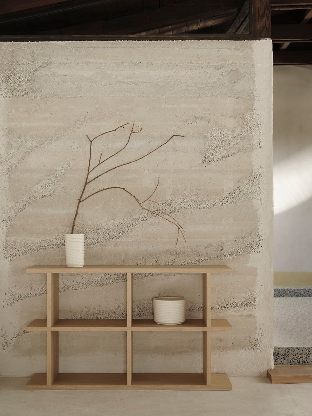 Ferm Living Kona Bookcase - 2x2 - Natural Oak Veneer — фото 3