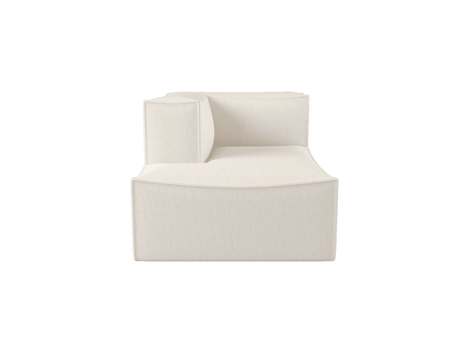 Ferm Living Catena Sofa Chaise Longue Left S600 - Bouclé - Off-White