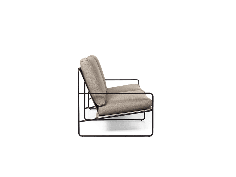 Ferm Living Desert 2-seater - Black - Dolce - Dark Sand — фото 5