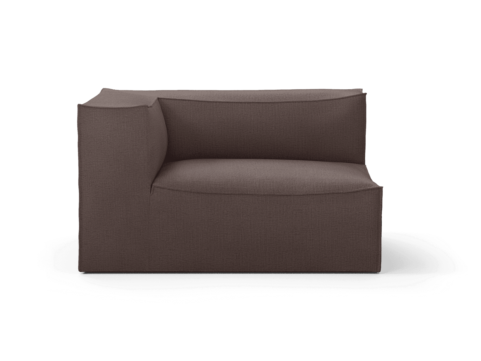 Ferm Living Catena Sofa Armrest Left L400 - Hot Madison - Brown