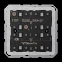 Jung KNX кнопочный модуль Универсальный, F40, Secure, серия CD, 4 группы, CD42941ST CD42941ST