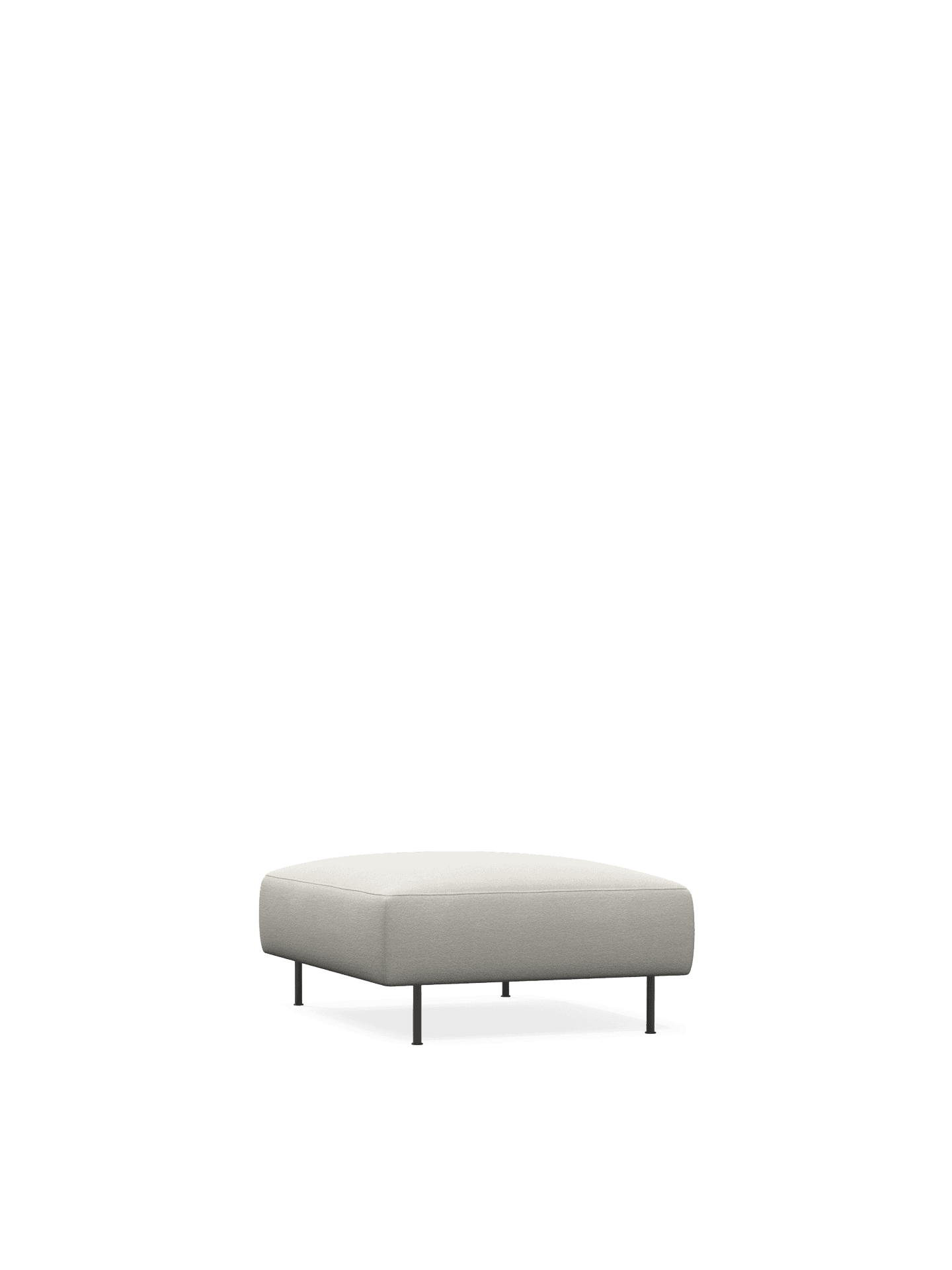 WOUD Collar ottoman - Off white bouclé