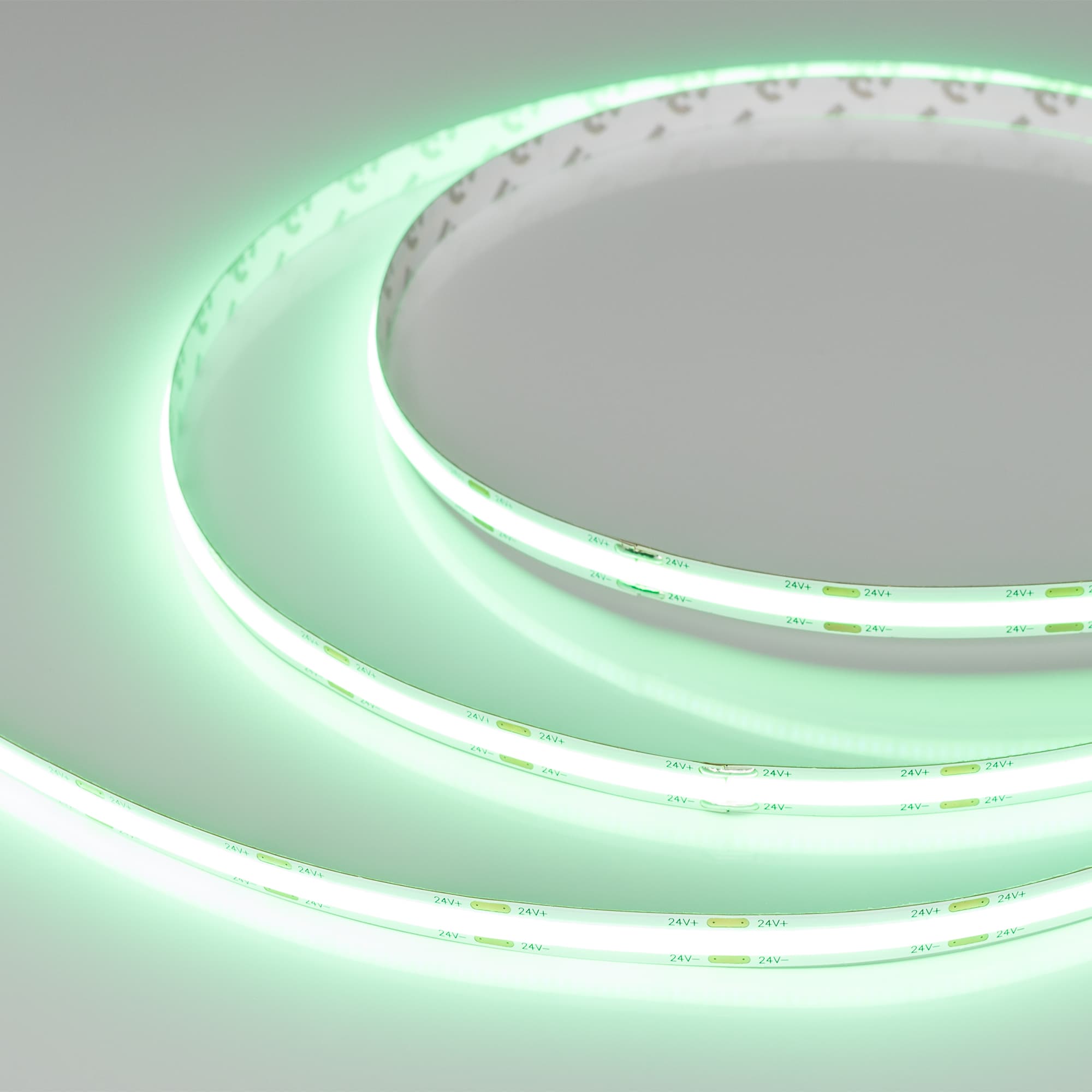 Светодиодная лента COB-X544-8mm 24V Green (11.5 W/m, IP20, CSP, 5m) (Arlight, -) 032174(2)