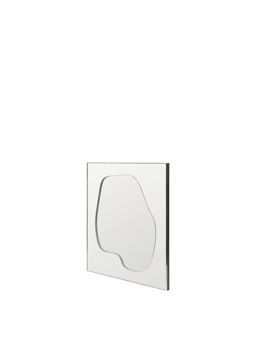 Ferm Living Folia Mirror - Small - Silver — фото 4