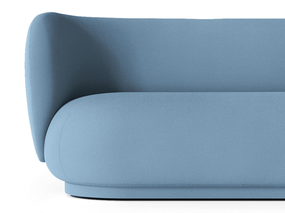 Ferm Living Rico Divan Left - Tonus - Light Blue — фото 3