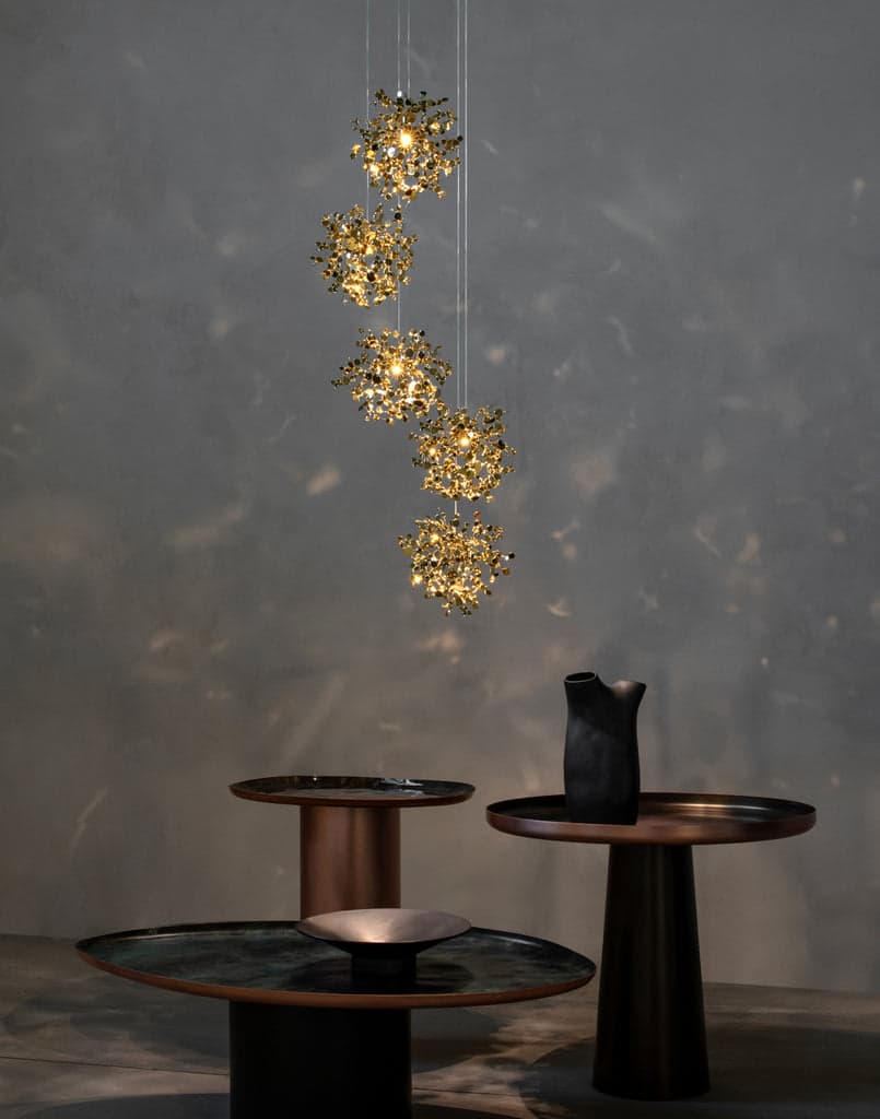 Terzani Argent, mon bijou 5 light pendant — фото 3