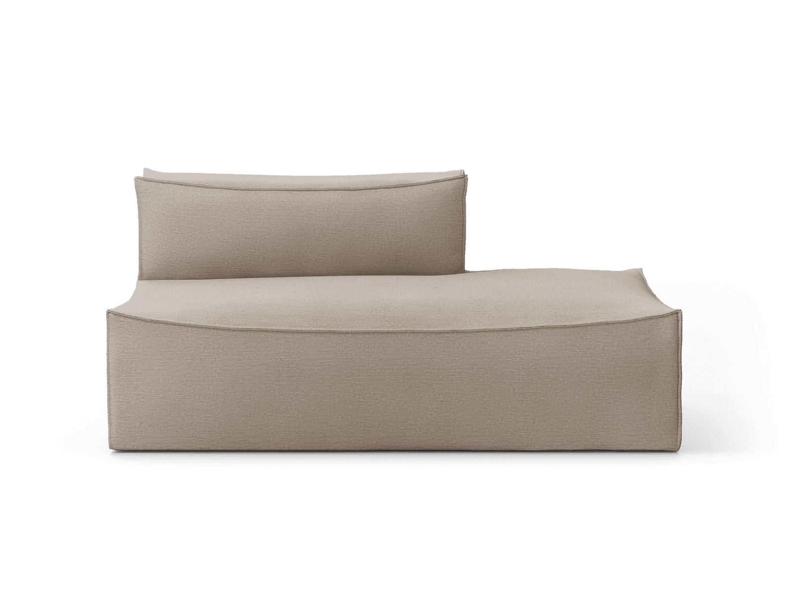 Ferm Living Catena Sofa Open End Right L301 - Cotton Linen - Natural